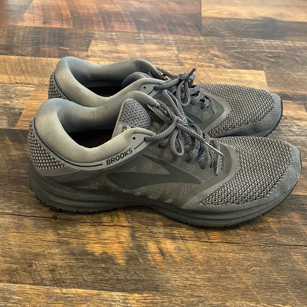 Brooks Gray Athletic Shoes